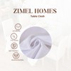 ZIMEL HOMES Extra Large Rectangular Fabric Tablecloth 150x300cm and 140x200cm
