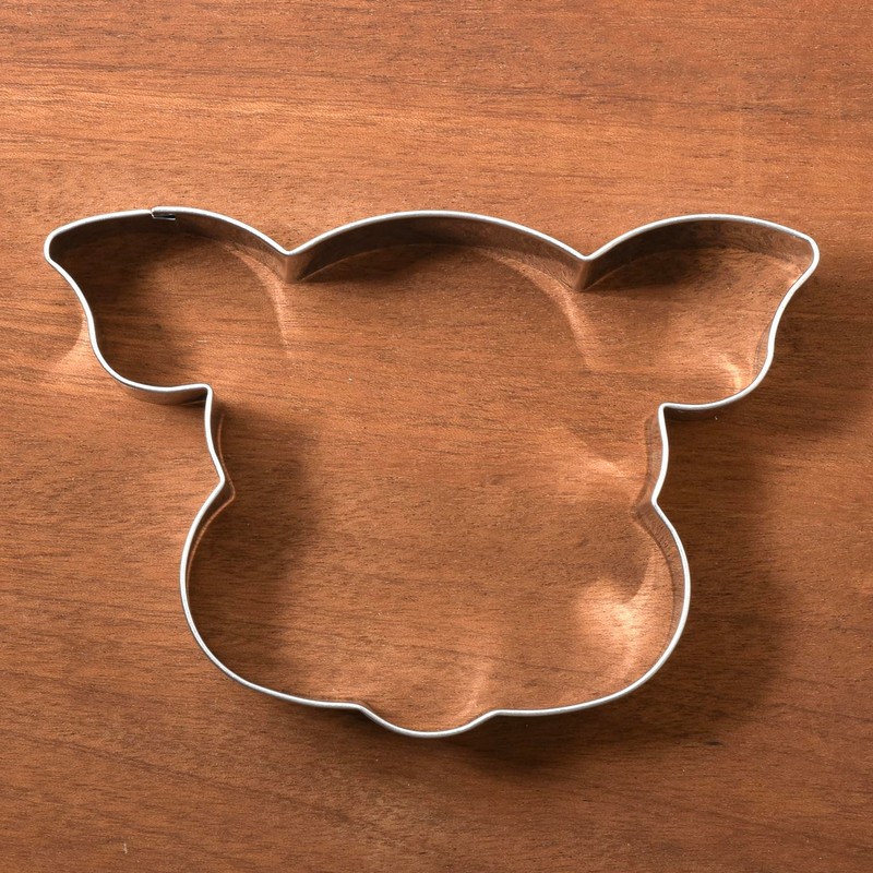 LILIAO 4.6" Pig Face Cookie Cutter Sandwich Cutters, Stainless Steel