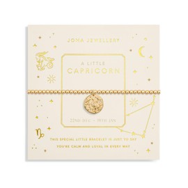 Joma Jewellery STAR SIGN A LITTLE CAPRICORN Gold Plated Bracelet in 17.5 cm stretch