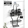 YASONIC Shower Caddy Over Shower Head Never Rust Aluminum Large