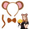 MAGICLULU 1 Set Monkey Ear Headwear Monkey Ears Tail Bow