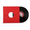 Pack of 25 Pack Anti-Static Record LP Red Lined 80