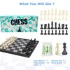 Magnetic Chess Set - Cestamor Chess Board Folding Travel Chess