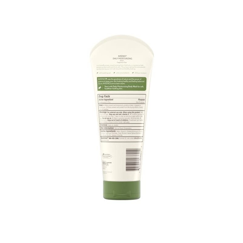 Aveeno Daily Moisturizing Lotion, 8 Ounce - 2 Pack