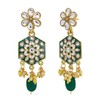 Efulgenz Conjunto de gargantilla de joyería india Maang Tikka pendientes