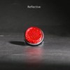 Red Reflector Motorcycle License Plate Bolts and Nuts