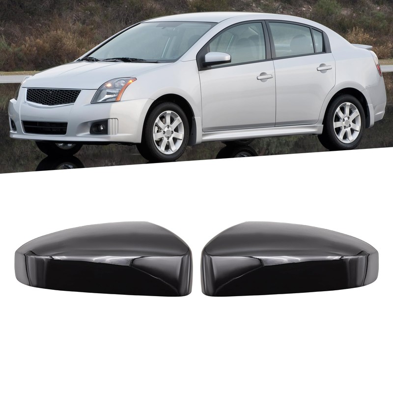 KYYET Gloss Black Side Wing Mirror Cover Cap Compatible with