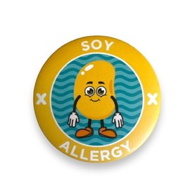 Allergy Awareness Badge (Soy Allergy)