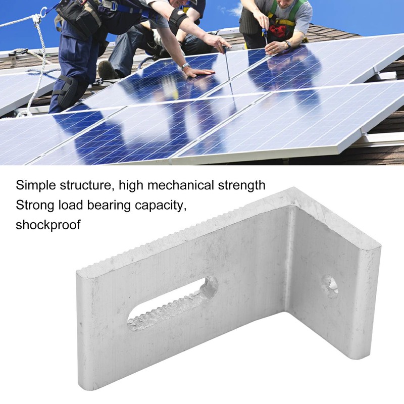 10PCS L Foot Solar Mount Aluminum Alloy Photovoltaic Panel Mounting
