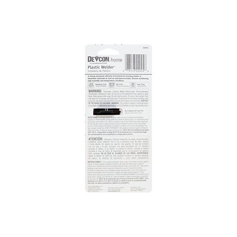 Devcon (22045-6PK) Plastic Welder - 25 ml Dev-Tube, (Pack of
