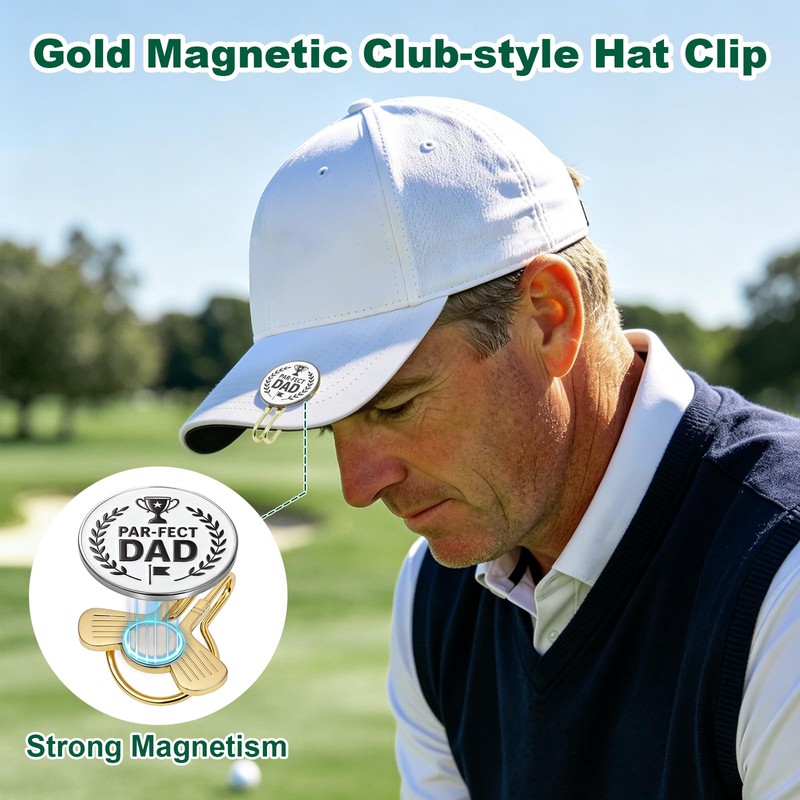 Vocaris Golf Gift Set for Dad with Divot Tool, Ball