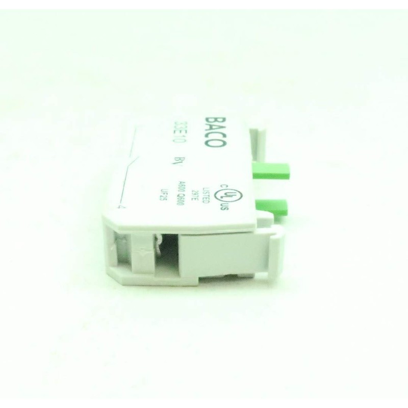 LOT of 3 BACO 33E10 Contact Block 10A 690V-AC