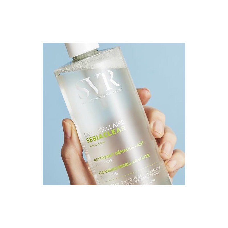 SVR Sebiaclear Eau Micellaire Agua Micelar para Piel Grasa y