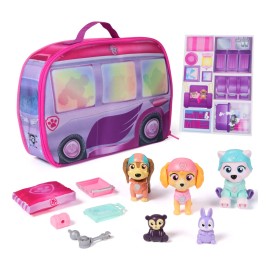 Patrulla Canina Pupcation Rescue Set Universo Skye Figuras Everest Liberty Cabeza Oscilante Autocaravana Juguetes Niños Niñas Partir Años