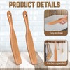 2 Pcs Skinny Wooden Spurtle for Sourdough Starter 10 Inch