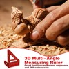 3D Multi Angle Measuring Ruler, Carpenter Square High Precision Square