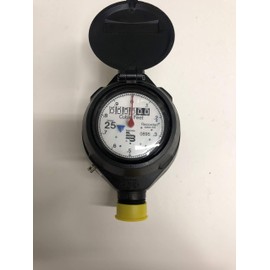 Badger 5/8x3/4 M25 Water Meter New Poly Direct Read Cubic Feet