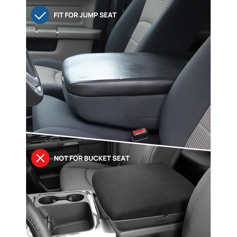 JOYTUTUS Center Console Cover Compatible with 2002-2012 Ram 1500 2500