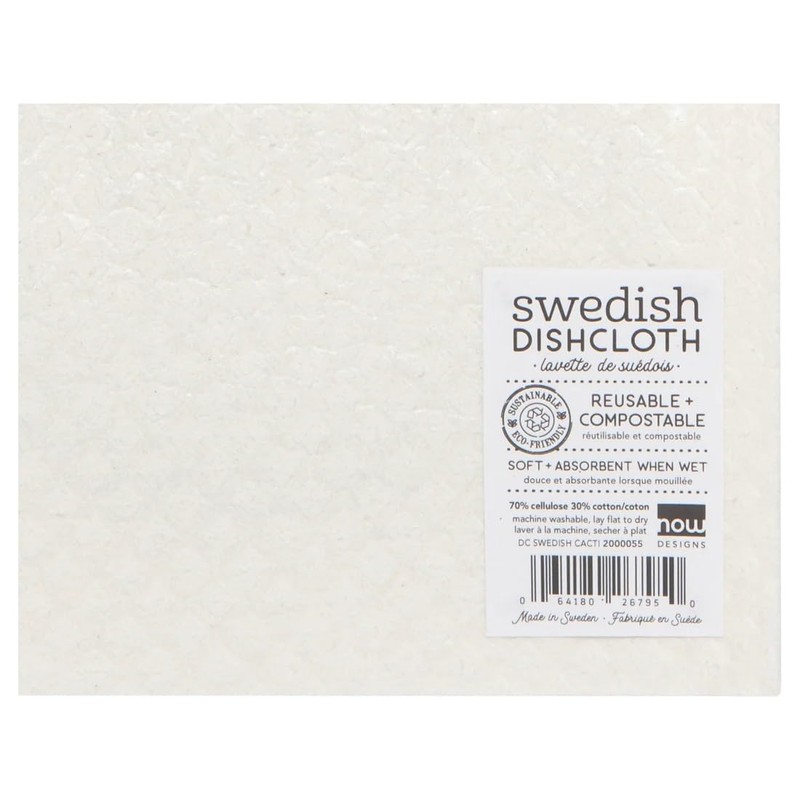 NOW DESIGNS Flamingos Swedish Dish Cloth, 1 EA