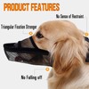 Dog Muzzle - Soft Nylon Adjustable Breathable Mesh Mask, Mouth
