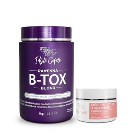 Kit I Belli Capelli Ravenna Blond 1kg  Venice Mascarilla Hidratante de Mandioca 250g  Hidratacin y Reparacin Profunda                                 