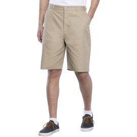 Classroom School Uniforms Big Boys Flat Front Shorts, Khaki, 20 Husky
