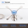 GAGALIFE Kitchen Sink Soap Dispenser - Brushed Nickel Sink Soap