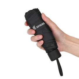 GAOYAING Mini Travel Compact Umbrella Black