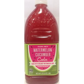Trader Joe's Watermelon Cucumber Cooler - Made with Organic Watermelon Juice, 64 OZ(1.89 L)