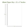 (3-Pack) 11" x 17" Printer Paper - 45Sheets/90Pages Blank Papers,