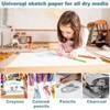 msymsyu Drawing Paper A6 Sketchbook 200 g 120 Sheets Sketchbook