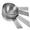 GLEAVI 4pcs Measuring Spoons: Stainless Steel 20ml/4 TSP Measuring Spoon