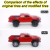 6 Set Wheels and Tires Kit Simulation 1/64 Model Trucks
