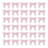 7Rainbows 50pcs Boutique 1.5" Pink Satin Ribbon Mini Bows for