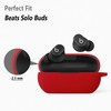 Geiomoo Silicone Case for Beats Solo Buds, Protective Cover with