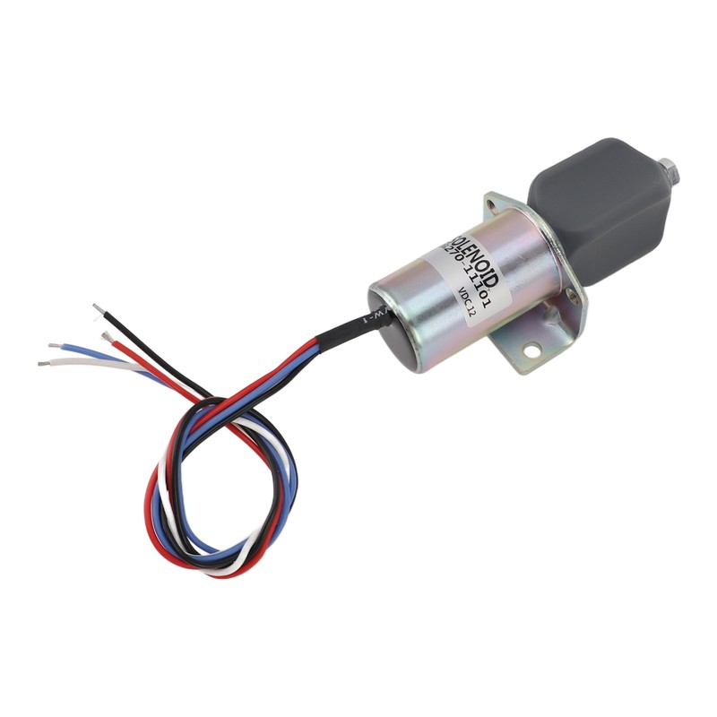 12V Electric Exhaust Solenoid High Accuracy Anti Interference 4 Wire