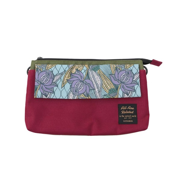 Titicaca ZNWCBA7004 Women's Multiple Shoulder Bag, Crossbody Sacoche, Zipper,, red
