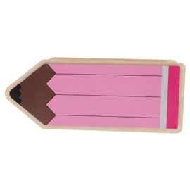 Gadpiparty Pencil Shape Wooden Pencil Holder Organizer Stylish and Functional Desk Accessory for for Pens Markers and Makeup Brushes Compact Design