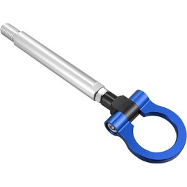 MACHSWON Front Bumper Aluminum Alloy Trailer Tow Hook Ring Eye Track Racing Style Towing Hook Trailer Hitches