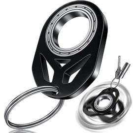 Yumoquee Spinner, Spinning Keychain, Metal Fidget Spinner for Adults
