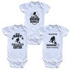 Really Awesome Shirts Curling Curler Funny Cute Baby Bodysuit Bundle