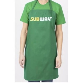 Subway 1-PACK Subway Green Full Apron Restaurant Uniform Employee Crew, New