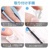 Lasocy Cable Clips, Transparent Cord Clips, Cable Holder, Cord Fastener,