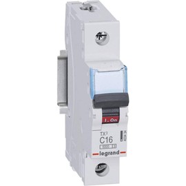Legrand 403434 TX3 Circuit Breaker C16 A 1P 6KA 1 Module