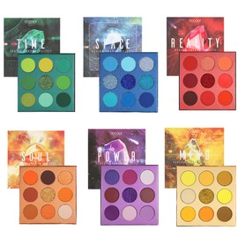 Docolor Eyeshadow Palette 54 Colours Gemstone Make Up Palette Vegan Formula Highly Pigmented Matte Glitter Naked Smoky Cream Powder Mixable Anti-Lasting Waterproof Colourful