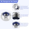 GUOYIHUA M6 Nuts Stainless Steel, 150 Pieces Hex Nuts M6,