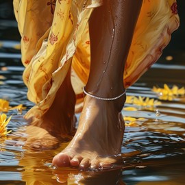 ALEXCRAFT Ankle Bracelets for Women Silver Anklet Stainless Steel Silver Large Size Chain Bracelet for Women Foot Chain Summer Titanium Bracelet 3mm 21cm