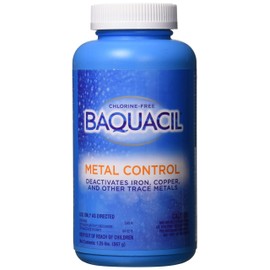 BAQUACIL 84327 Metal Control Chlorine-Free Swimming Pool Maintenance, 1.25 pounds