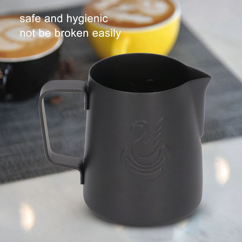 Milk Frothing Pitcher Multipurpose 304 Stainless Steel Coffee Steaming Pitcher