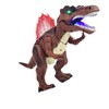 eBigValue Realistic Remote Control Dinosaur Toy – Light-Up Walking Dino